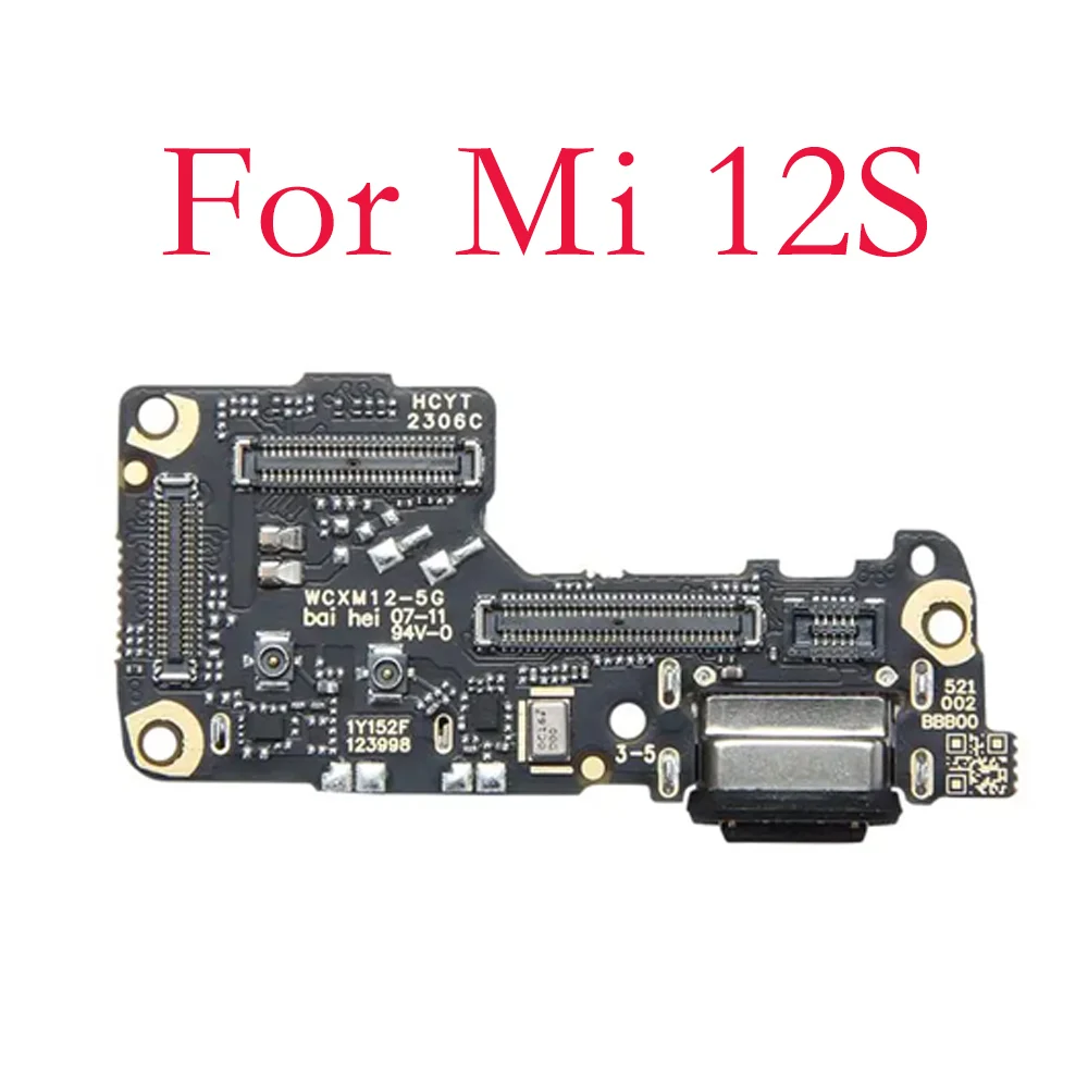 New For Xiaomi 12 12T 12S 12T Pro 12X USB Charging Dock Connector Port Board Flex Cable Repair Parts