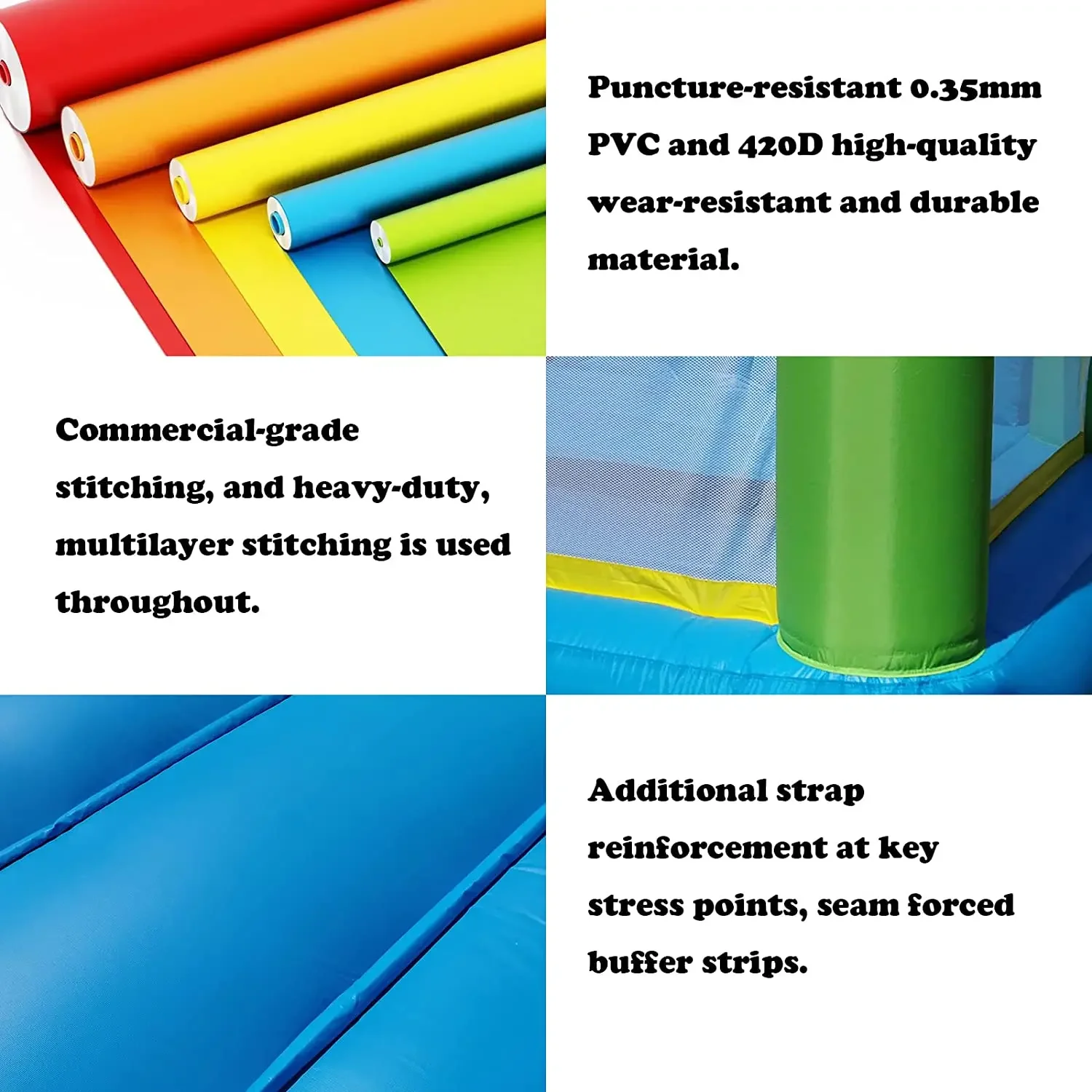 YARD Inflatable Bounce House with Slide for Kids 5-12,12ft x 9ft x 8ft Bouncy Castle Jump House for Adult Toddlers Kids Party