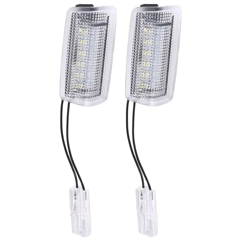 A65P-2Pcs For Toyota Land Cruiser 200 Series 150 Series Prado MK4 J150 Lexus ES240 IS250 LED Courtesy Door Light Bulb White