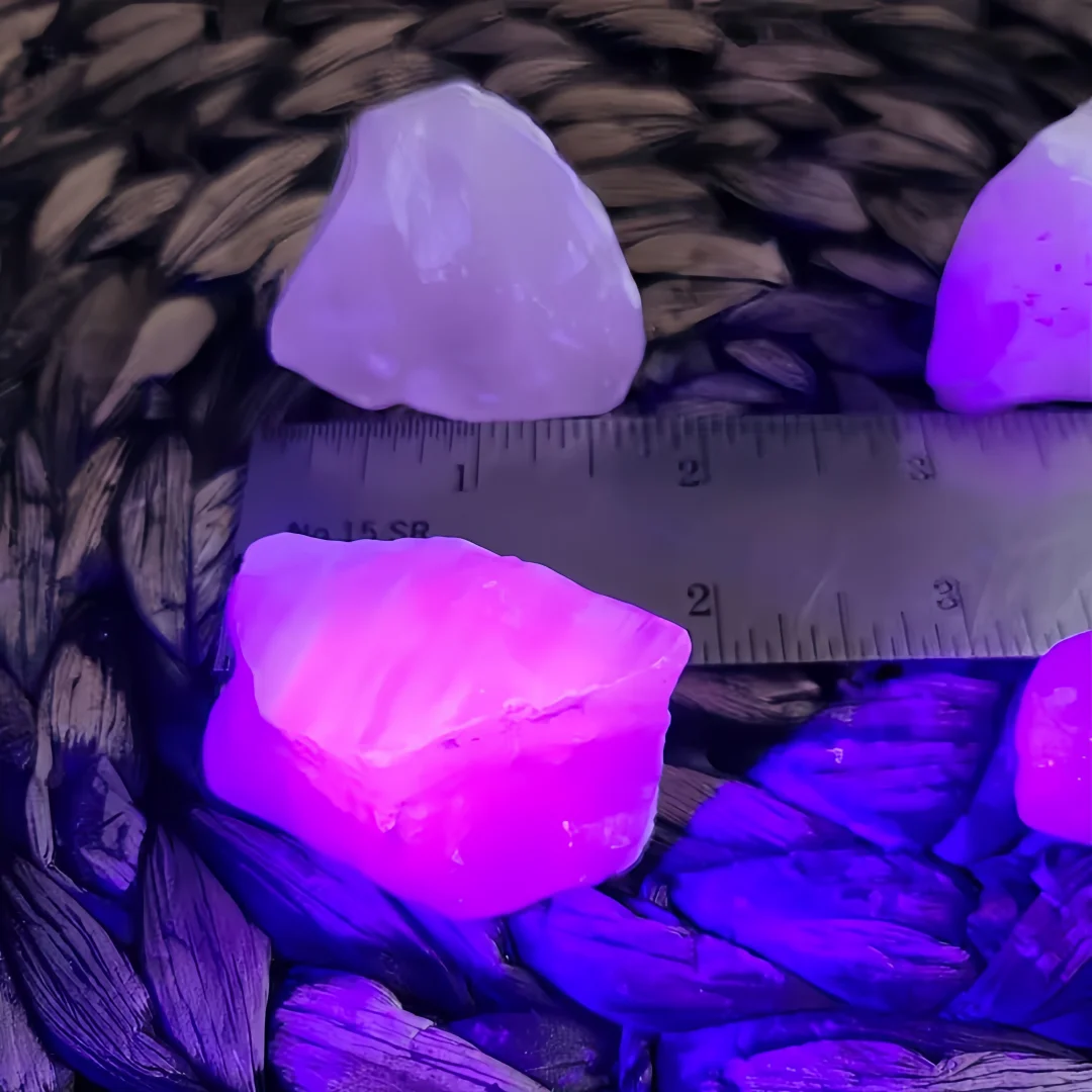 Natural Raw Pink Calcite, Crystalline Mineral Specimens, Natural Raw Crystal Stones,   Fillers for Home Decoration