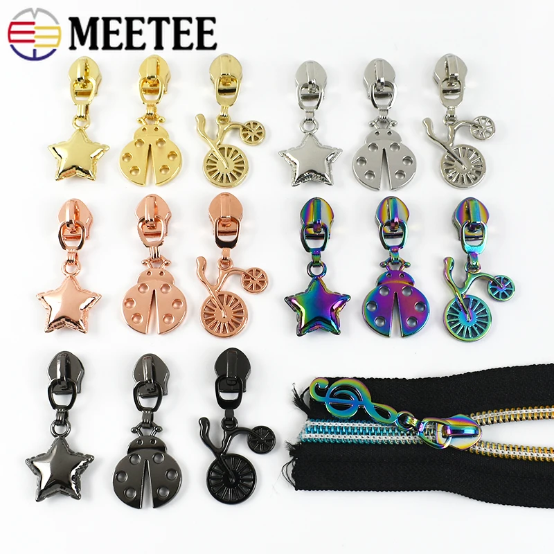 5-20 Stück 5 #   Reißverschlussschieber für Nylon-Reißverschlüsse, Klebeband, Taschen, Kleidung, Reißverschlüsse, Ziehen, dekorative Reißverschlusskopf-Reparatursätze, DIY-Nähzubehör