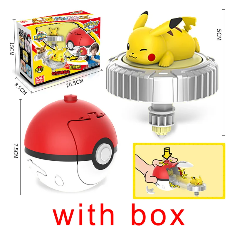 Pokemon Spin Master Fidget Spinner Actiefiguren Originele Pikachu Charmander Squirtle Meowth Eevee Battle Game Draaitop Speelgoed