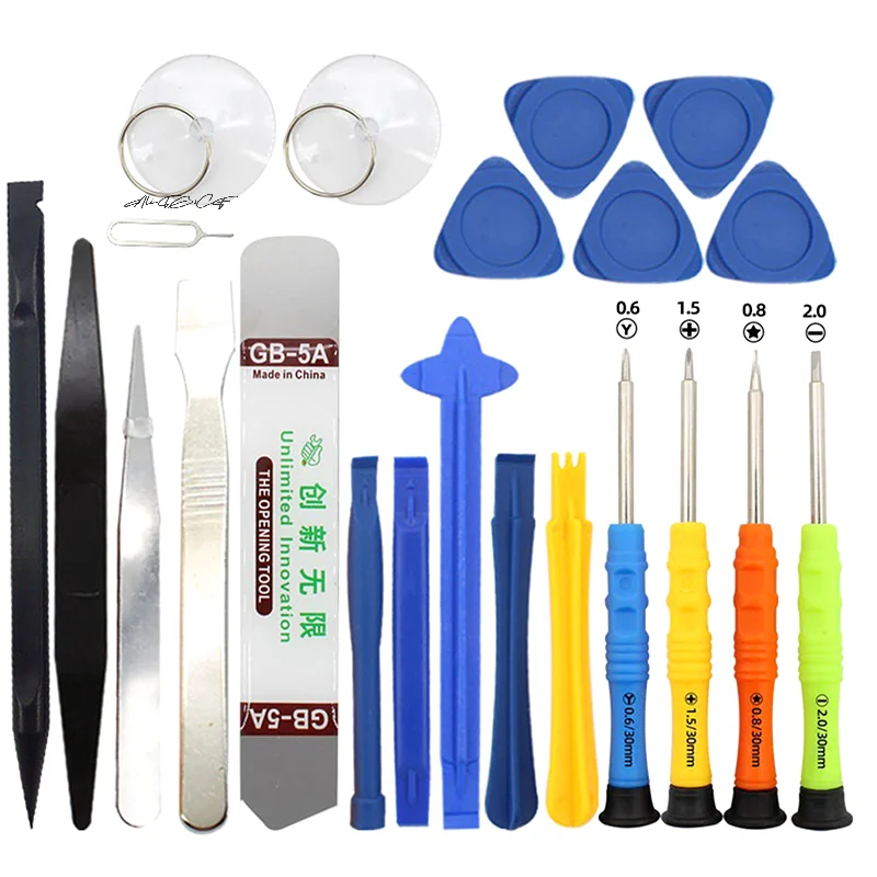 Jeu de tournevis à levier Spudger 22 en 1, Kit d'outils d'ouverture de réparation pour téléphones portables, tablettes, ordinateurs, démontage, ensemble d'outils manuels