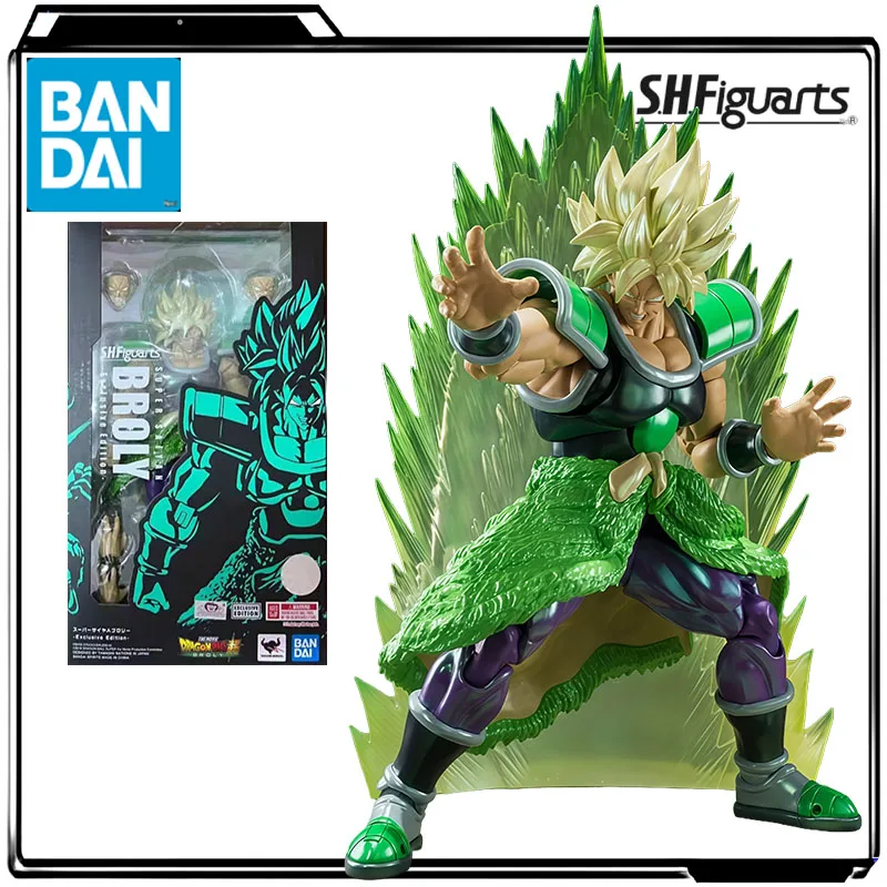 Bandai Echte S.H.Figuarts Anime Figuur Dragon Ball Super: Broly - Super Saiyan Broly - Exhibition Limited Edition - 190 mm