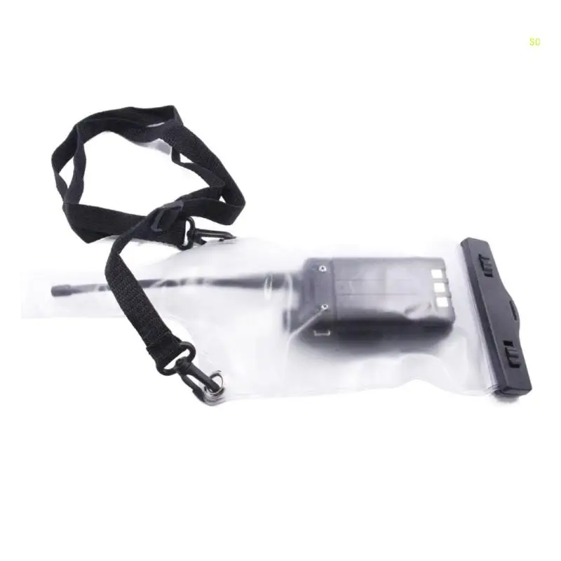 กันน้ำวิทยุกรณีพกพา PVC สำหรับว่ายน้ำท่อง,กันน้ำสำหรับ WalkieTalkie ป้องกันวิทยุกรณี Dropship