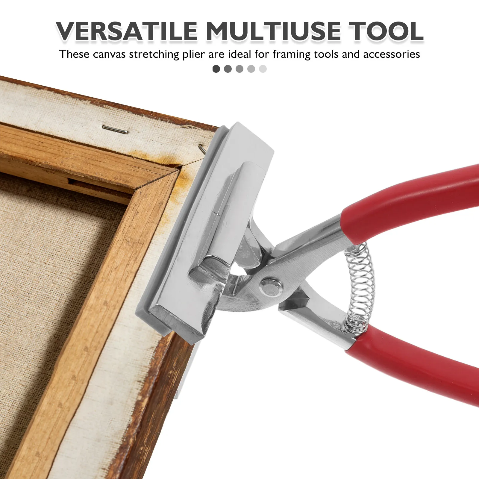 

Canvas Stretcher Plier Kit Zinc Alloy Heavy Duty Metal Grip for Oil Painting Embroidery Stretching Tool Professional Canvas