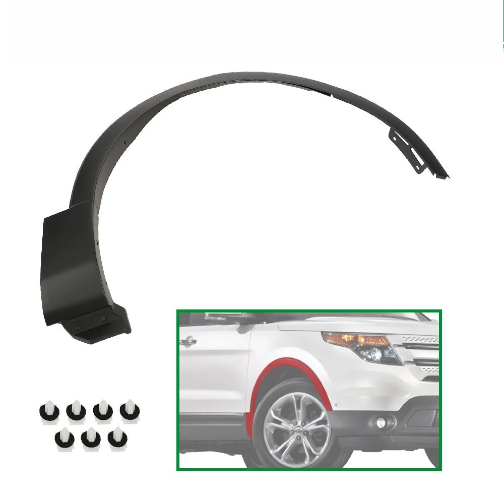 

Fit For 11-15 Ford Explorer Wheel Arch Trim Fender Flares Front Right FO1291126