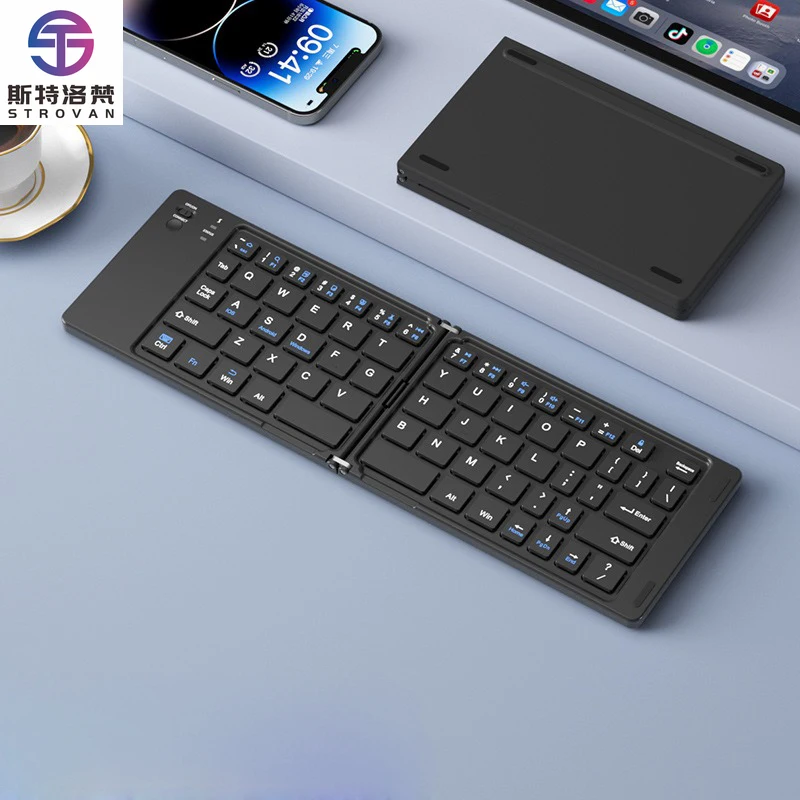 

Small Colapsible Keyboard Klappbar Eu Wireless Bluetooth Foldable Keyboard for Tablet