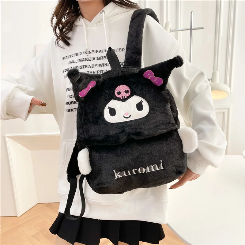 

Sanrio New Clow M Student Schoolbag Cute and Lightweight Cartoon Large Capacity Shoulder Pad Hello Kitty Backpack