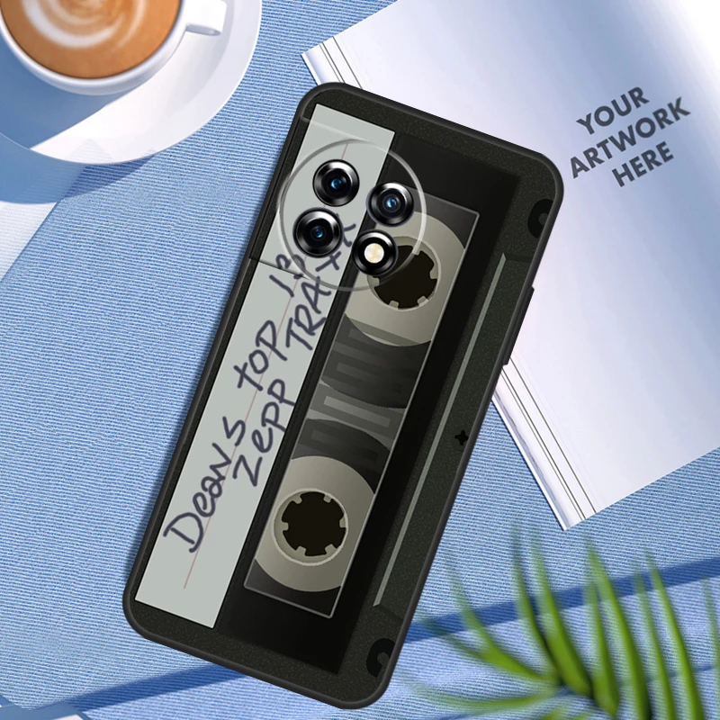 Vintage Cassette tape retro style Case For OnePlus Nord N200 N100 Nord 3 2T CE 2 Lite OnePlus 12 11 10 Pro 10T 10R 12R Cover