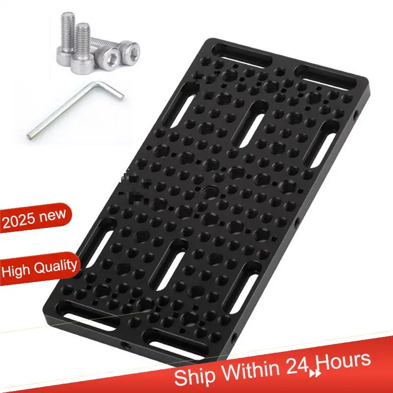 ~【A48T HOT】Cheese Plate Quick Release Adapter For Camera Cage Fits 1/4" & 3/8" Threads Quick Release Adapter Plate