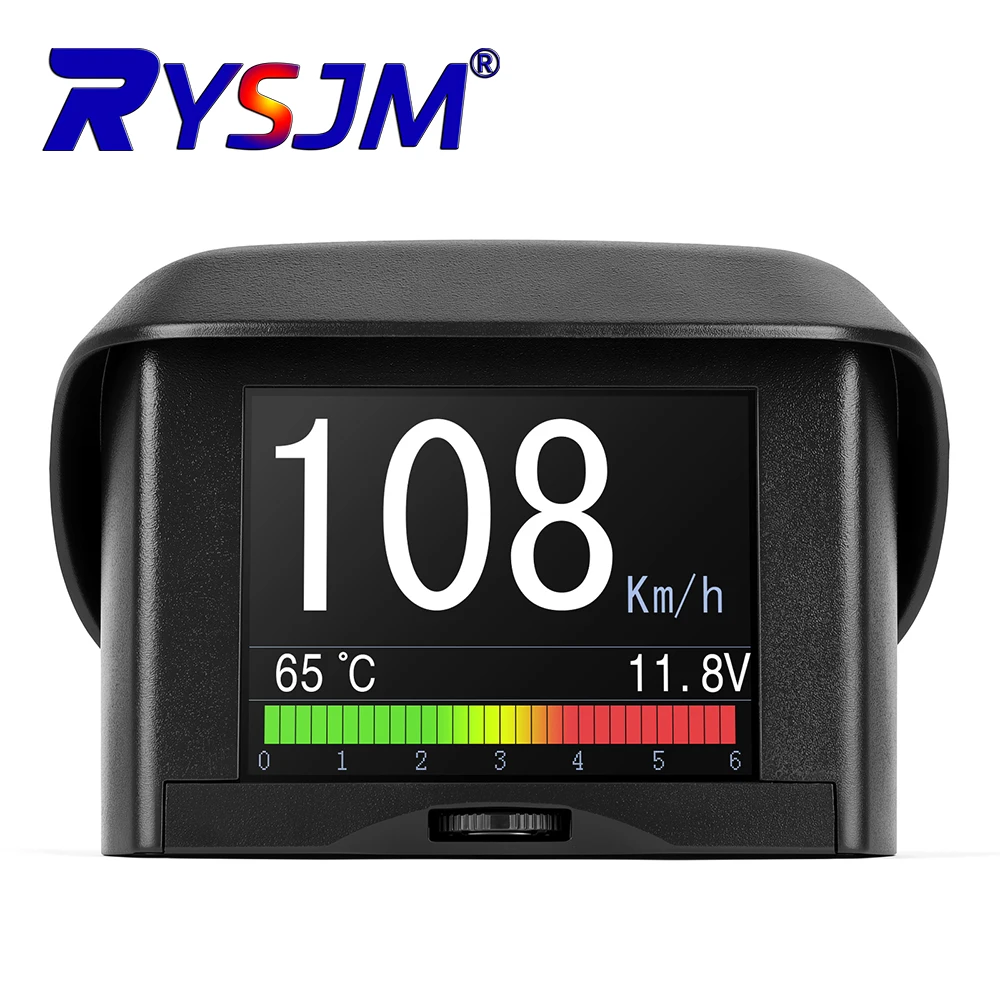 A202 Automobile On-board Computer Car Digital OBD 2 Computer Display Speed Fuel Consumption Temperature Gauge OBD2 Scanner