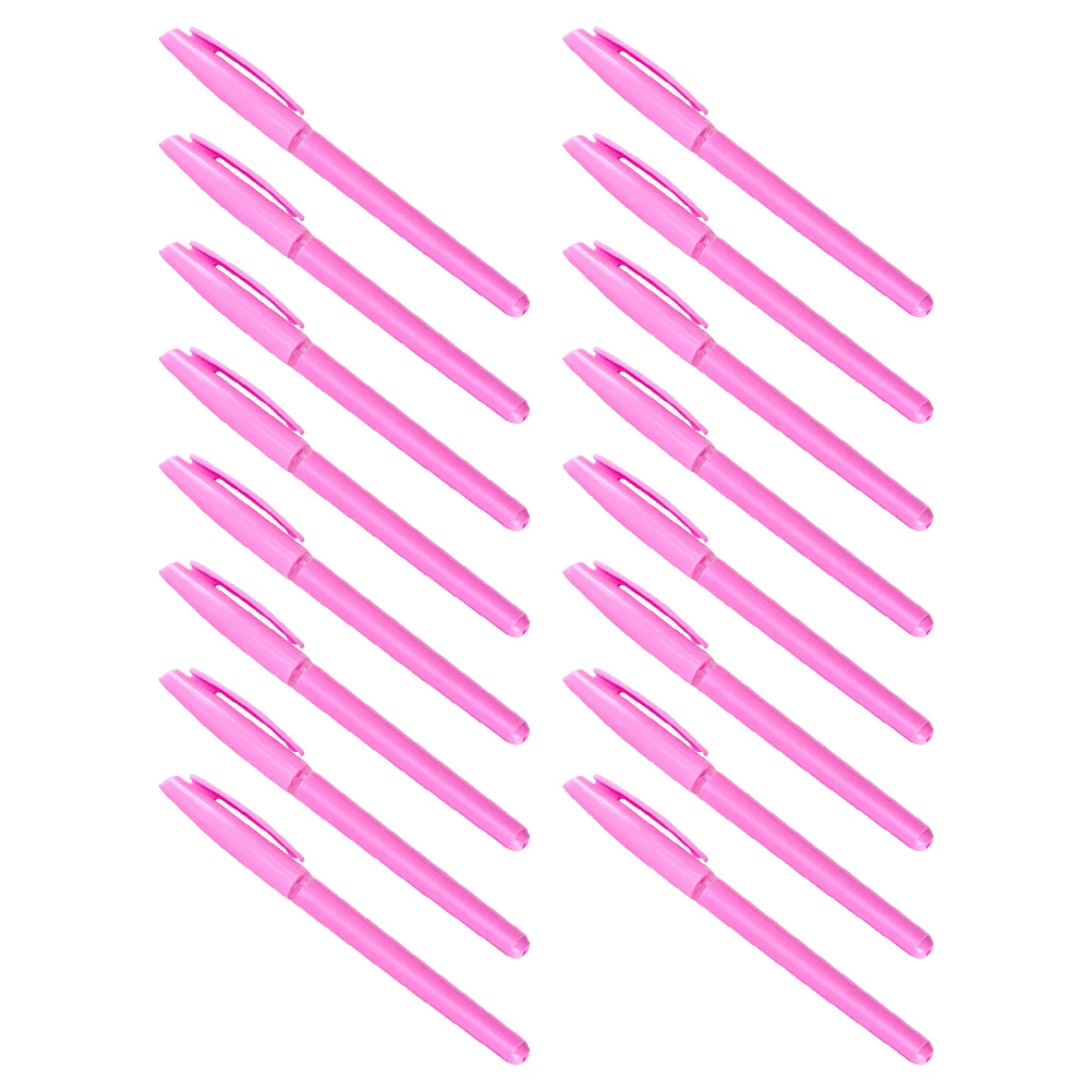 

50 Pcs Empty Pen Holder Clear Shell Tubes Bulk Fillable Plastic Pen Shells Transparent Pen Holders Student Stationery