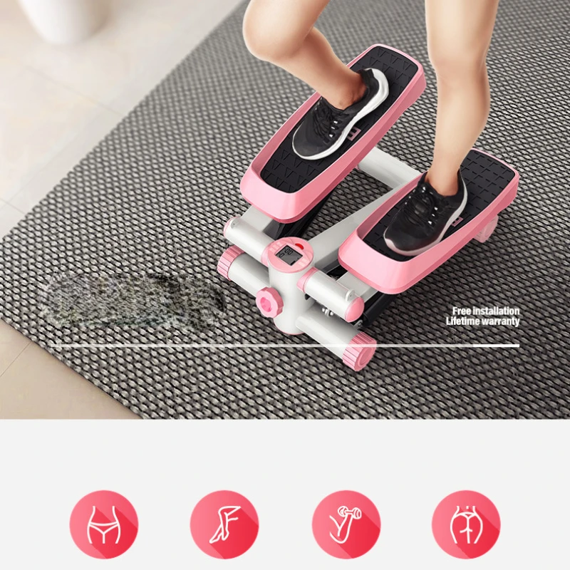 Multi functional silent fitness pedals weight loss women\'s small jogging fitness equipment with a load-bearing capacity 500kg