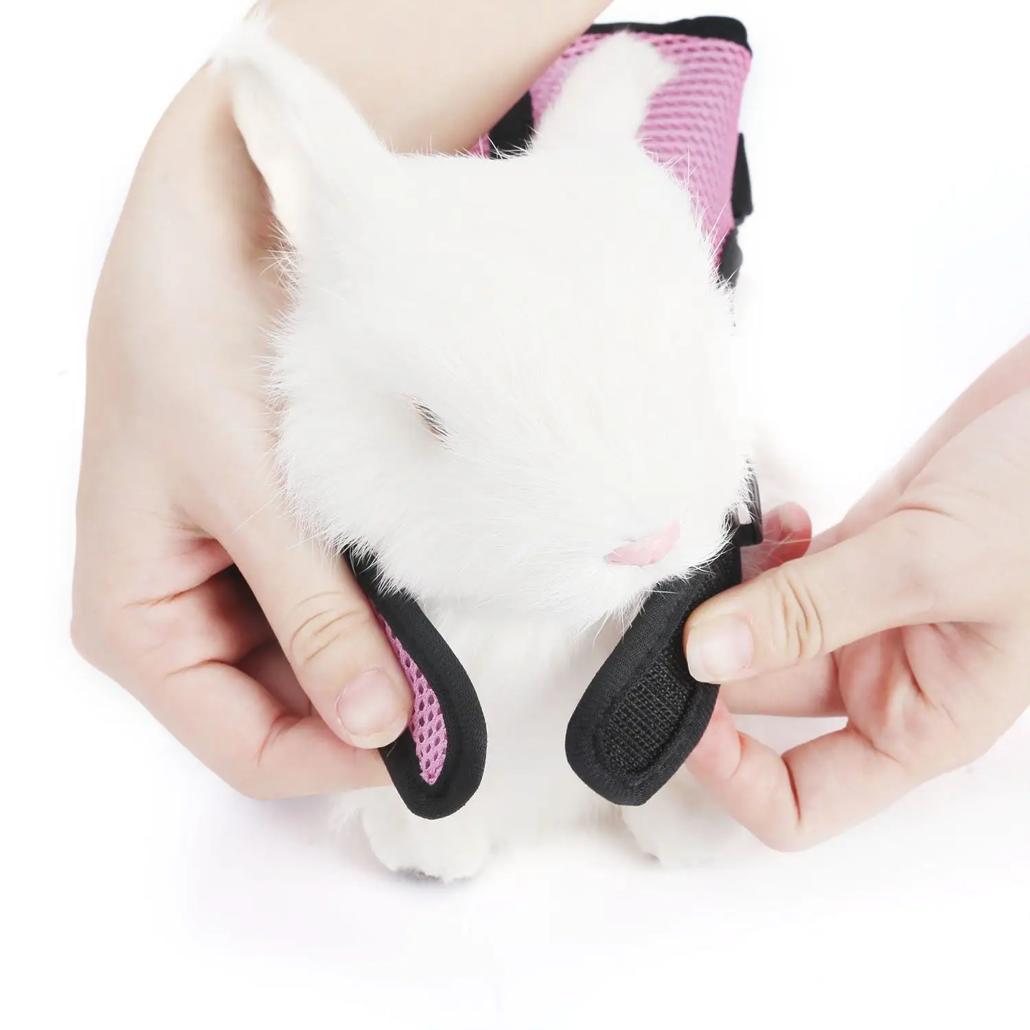 

Soft Bunny 120Cm Leash Small Rabbits Adjustable Chest Stomach Strap Durable Pet Harness 1.5Lbs 4Lbs Rabbit Harness Leash