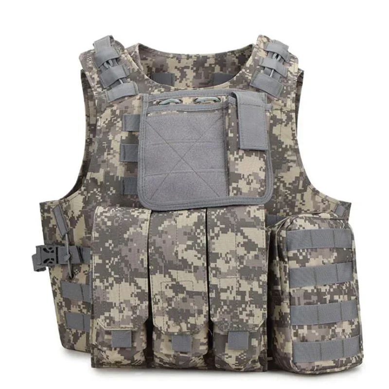 

600D Оксфорд Тактический Жилет Мужской Военный Охотничий Жилет Field Battle Страйкбол Molle Жилет CS Боевой Штурмовой Жилет Переноски Пластин