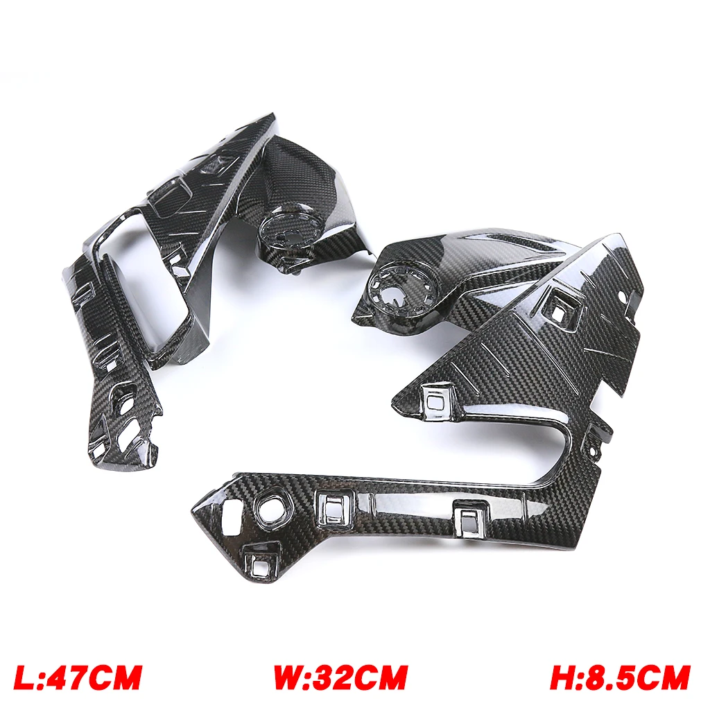 3K 100% Carbon Fiber Motorcycle Tank Lower Side Panel Cover Fairing For BMW R1200RS 2021 2022 2023 2024