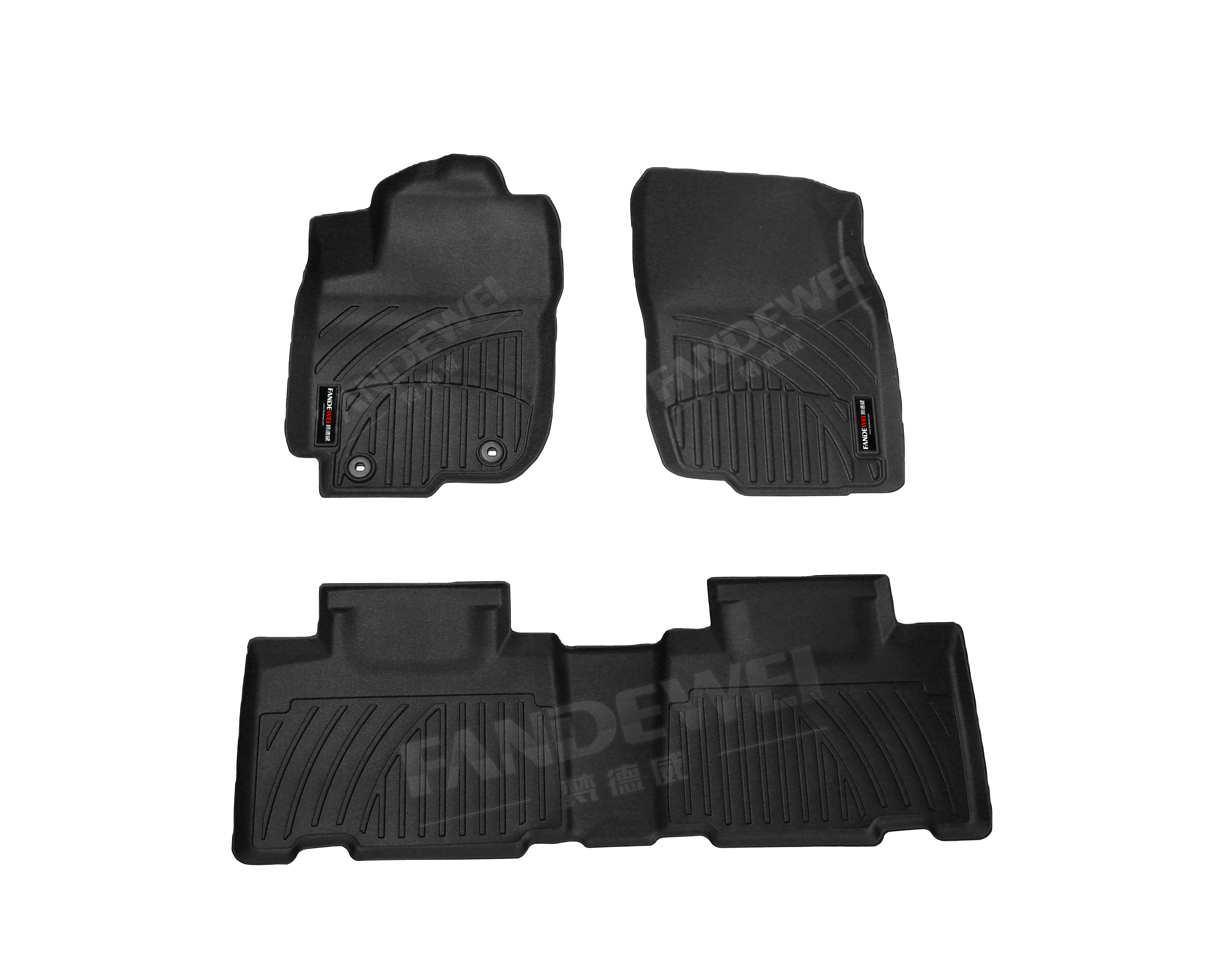 3D TPV Rubber Best Quality Car Floor Mat Anti-slip Anti Scratch Fireproofing for Toyota RAV4 2015-2018