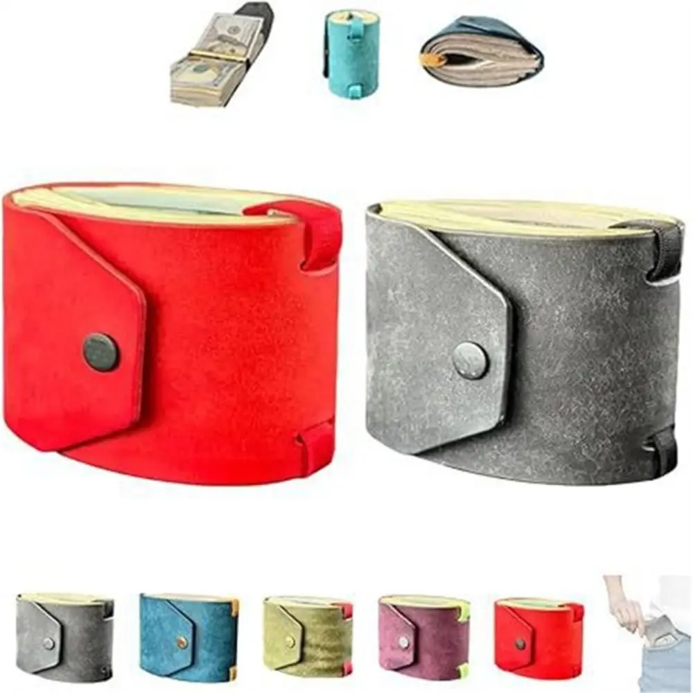 

Handy Leather Wrap Wallet Fast Cash Access Money Wallet Organizer Pocket Wallet Money Holder Wallet Storage Bag
