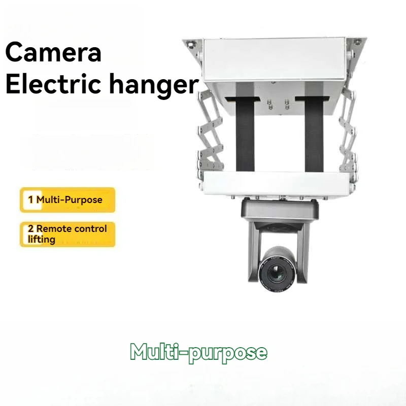 

Projector Electric Hanger Ceiling Installation Telescopic Hanger With Remote Control 1/1.5/2M Projector Lifting Bracket Hanger