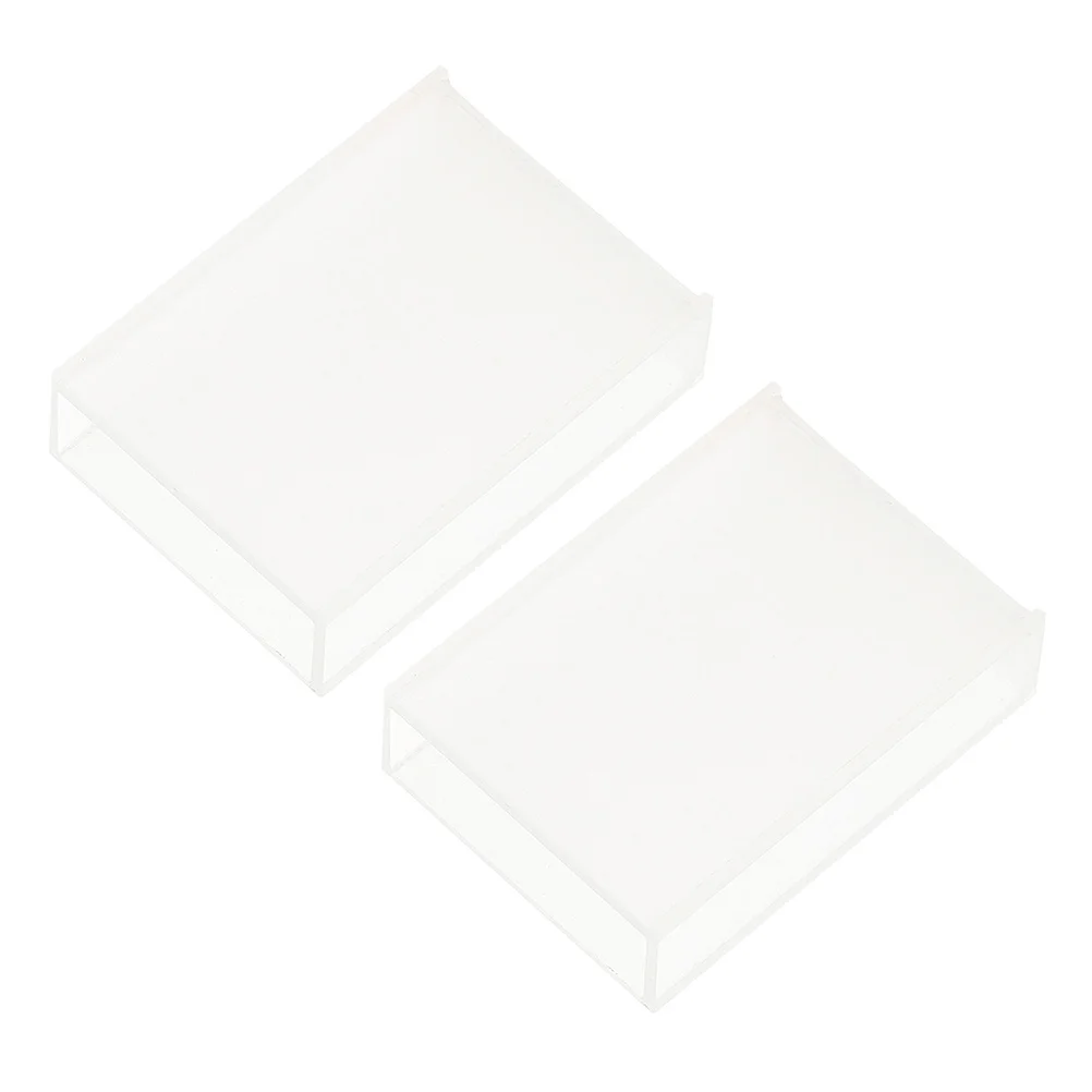 

2Pcs Spectrophotometer Glass Cuvette Cell 50mm Pathlength High Transparency Laboratory Chemical Pharmaceutical