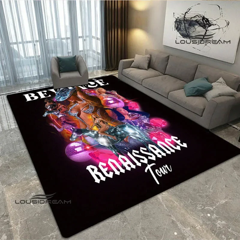 Beyonce Giselle Knowles printed carpet living room bedroom carpet non-slip door mat photography props area rug birthday gift