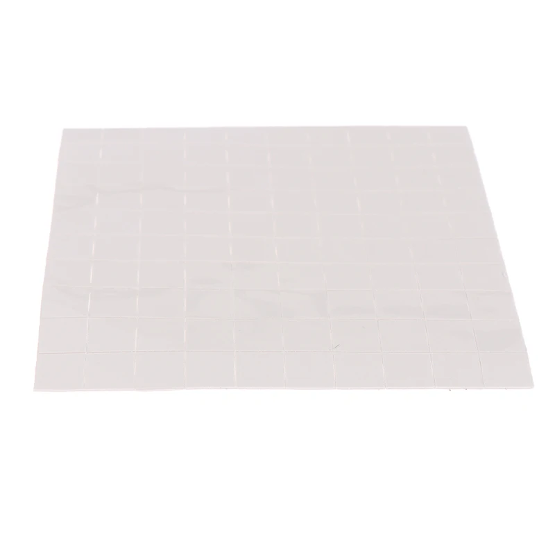 100Pcs 10x10x0.5mm Conductive Silicone Thermal Pad for GPU CPU Heatsink Cooling