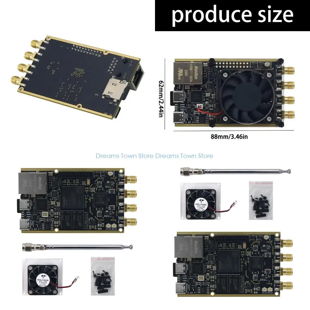 HX6A Zynq7020 Base Development Board With AD9363 Support For Radio And MATLAB