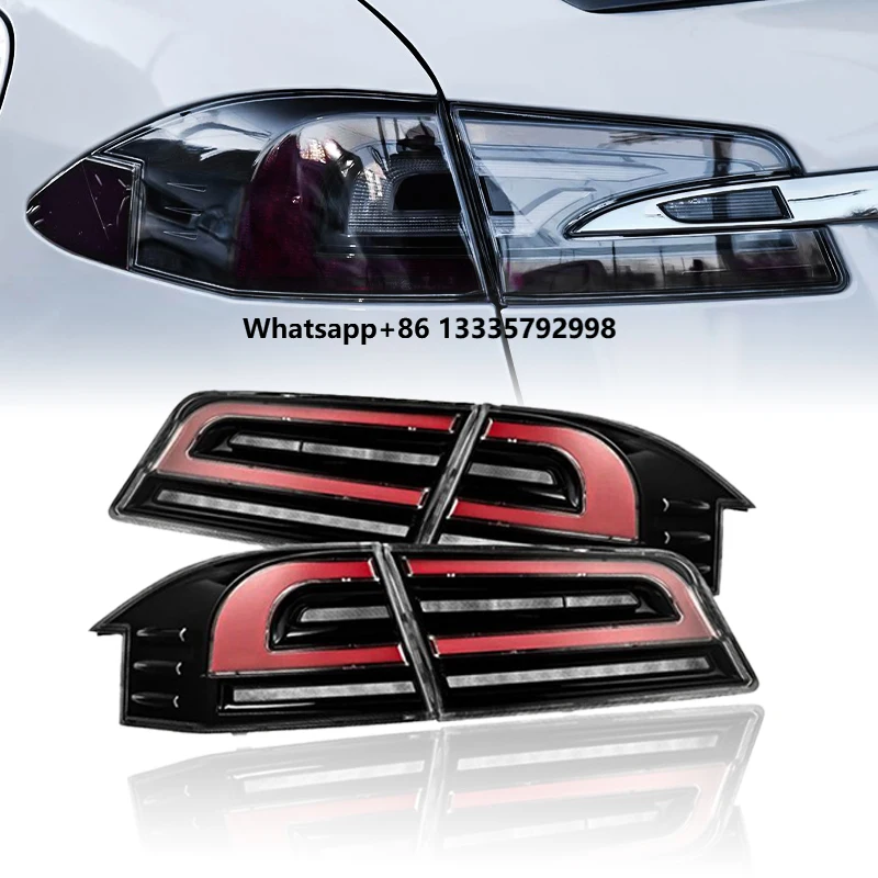 

Custom LED Tail Lights for Tesla Model S Enhanced Visibility Red Lens New Condition