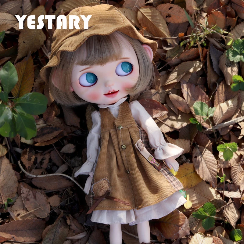 YESTARY BJD Clothing 1/6 Bjd Doll Accessories Toys Obitsu 24 Doll Clothes Toys DIY Fashion Doll Clothe Handmade Material Package