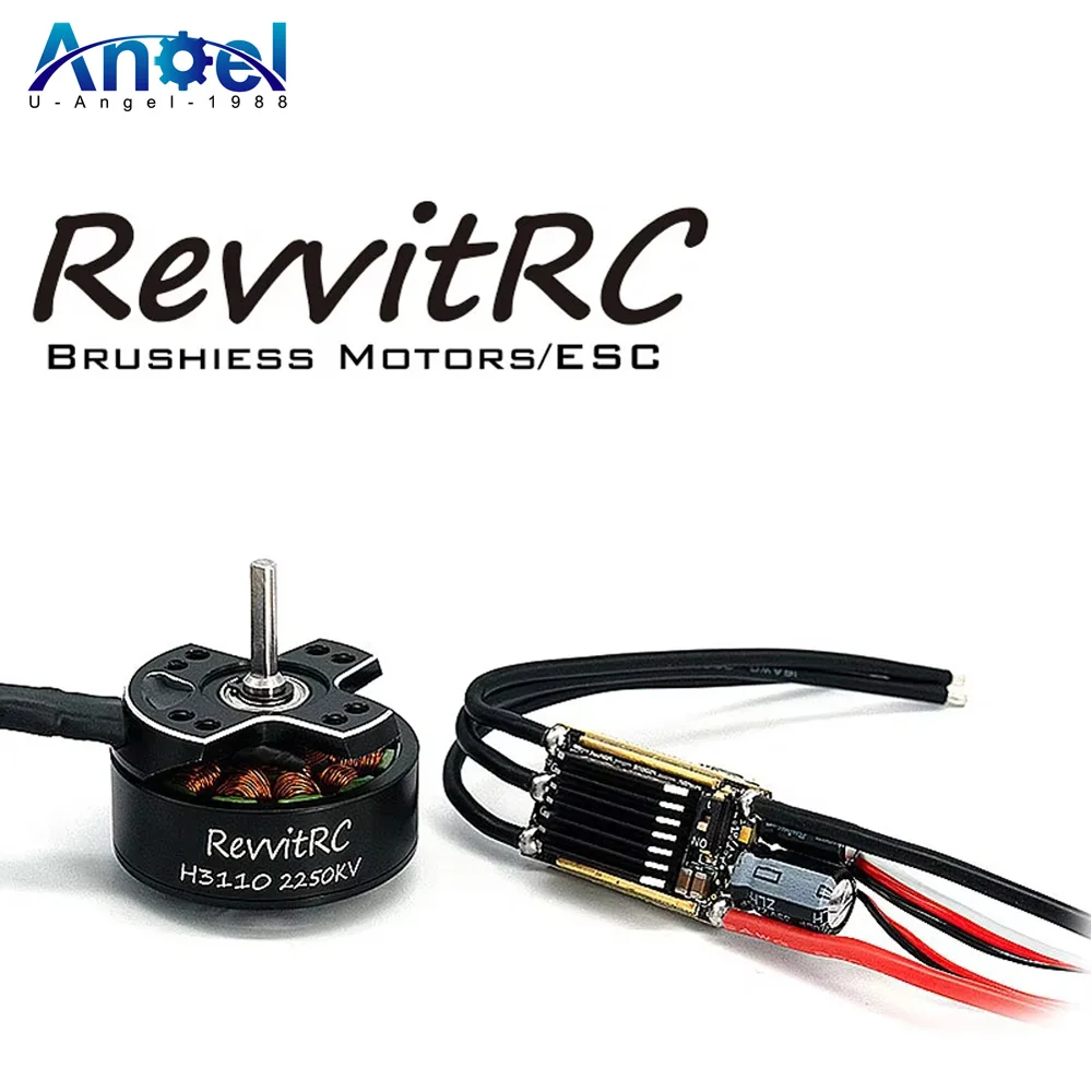 RevvitRC Am32 Program Firmware Crawler 50A RC Car Esc Power System 3110 2250KV Brushless Motor for 1/10 TRX4 SCX10 Crawler Car