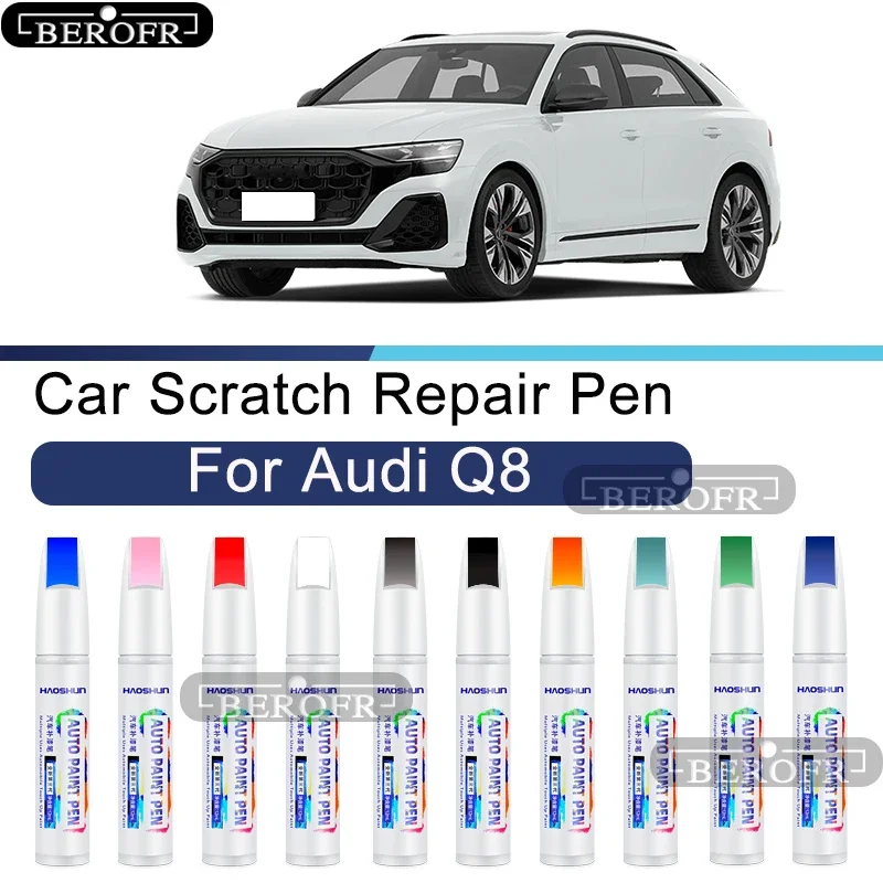 

Карандаш-маркер для ремонта царапин на автомобиле Audi Q8, аксессуары для модификации, средство для удаления царапин, восстановитель краски