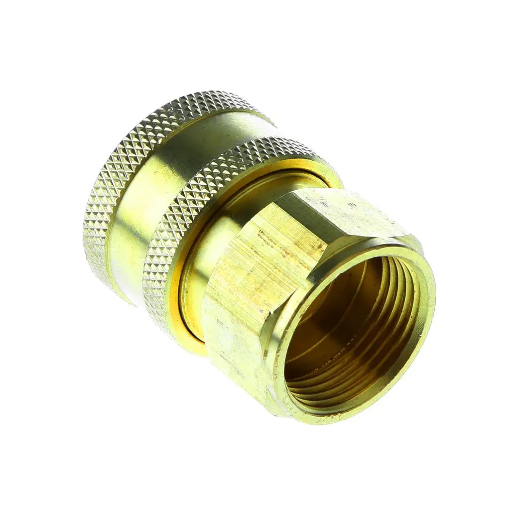 Washer Quick Connector Durable Brass Release Adapter for Jet Cleaning Tools and Parts