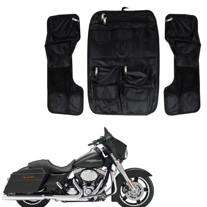 

For Harley FLH 1999-2013 2010 Motorcycle Parts Acsessories Saddlebag Lid & Tour Pack Organizer