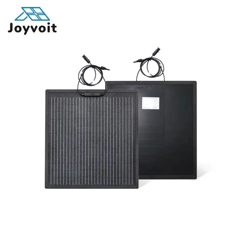High-Efficient 50W Ultra Flexible Bifacial Solar Panel With Thin Frame PERC/BIPV For RVs Marine Boat Ultra ETFE/CPC Surface