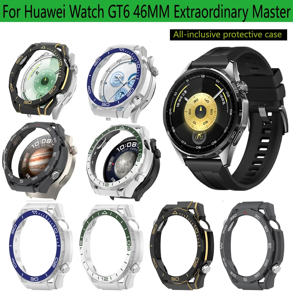 

Full Coverage Protective Case For Huawei Watch GT6 46MM Extraordinary Master Smartwatch Bumper watch Cover Shell Accessories