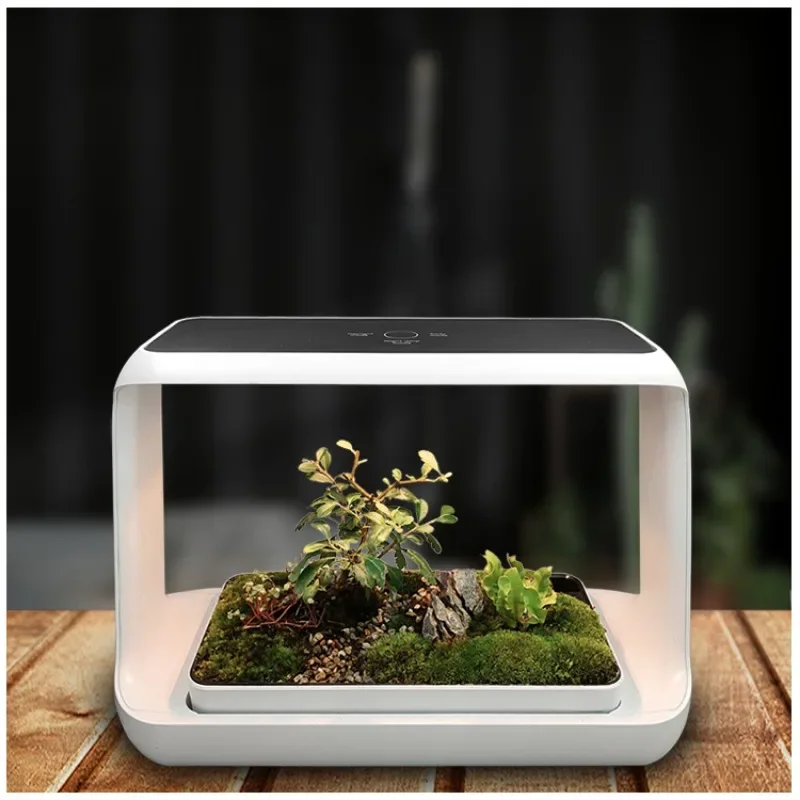 Home Decor Creative Smart Indoor Hydroponics Herb Garden Mini Led Grow Light Smart Flower Pots