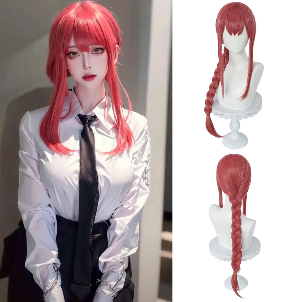 

Chainsaw Man Power/Makima Cosplay Synthetic Braided Wig Suitable for Women's Anime Convention Party Role Play Heat-Resistant Wig