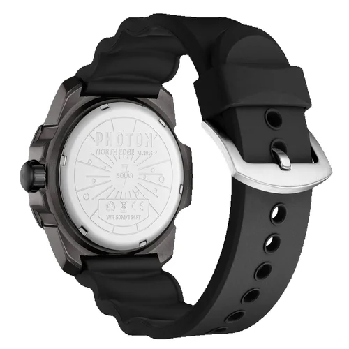 Imagen 2 del producto NORTH EDGE PHOTON-reloj militar Digital para hombre, resistente al agua hasta 50M, relojes de pulsera deportivos para hombre, reloj luminoso con energía Solar