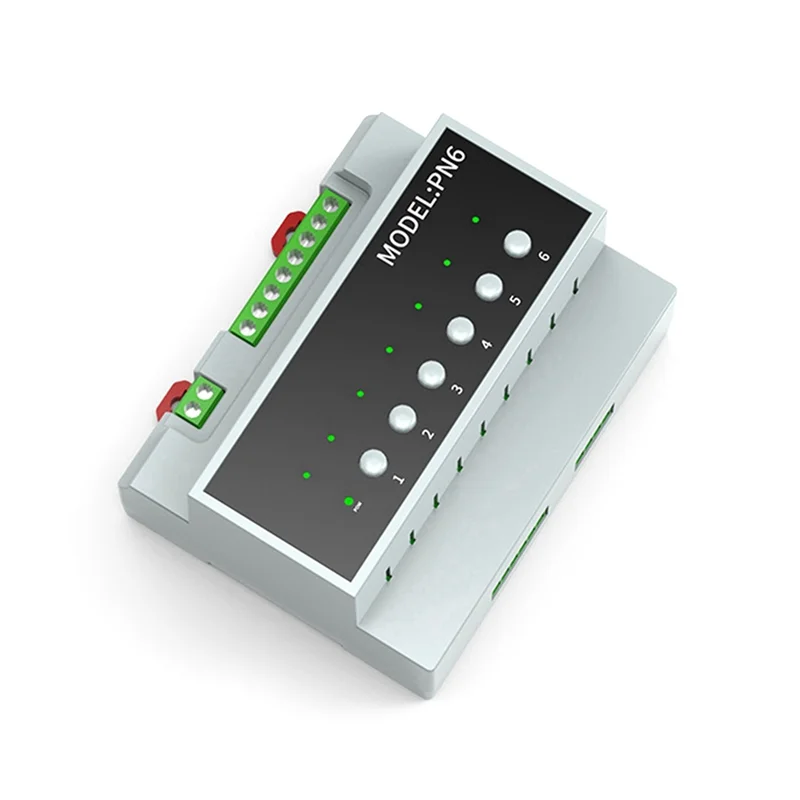 A73E-2X Tuya Smart Home 6-Channel 16A Relay Switch Module Dry Contact Module For Intelligent Appliance Control