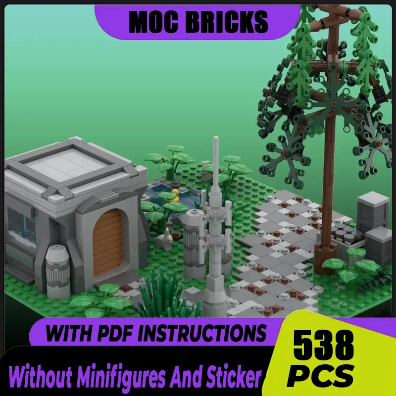 Popular Star Movie Moc Building Bricks Soldiers' Housing Model Technology Modular Blocks Gifts Christmas Toy DIY Assembly Set