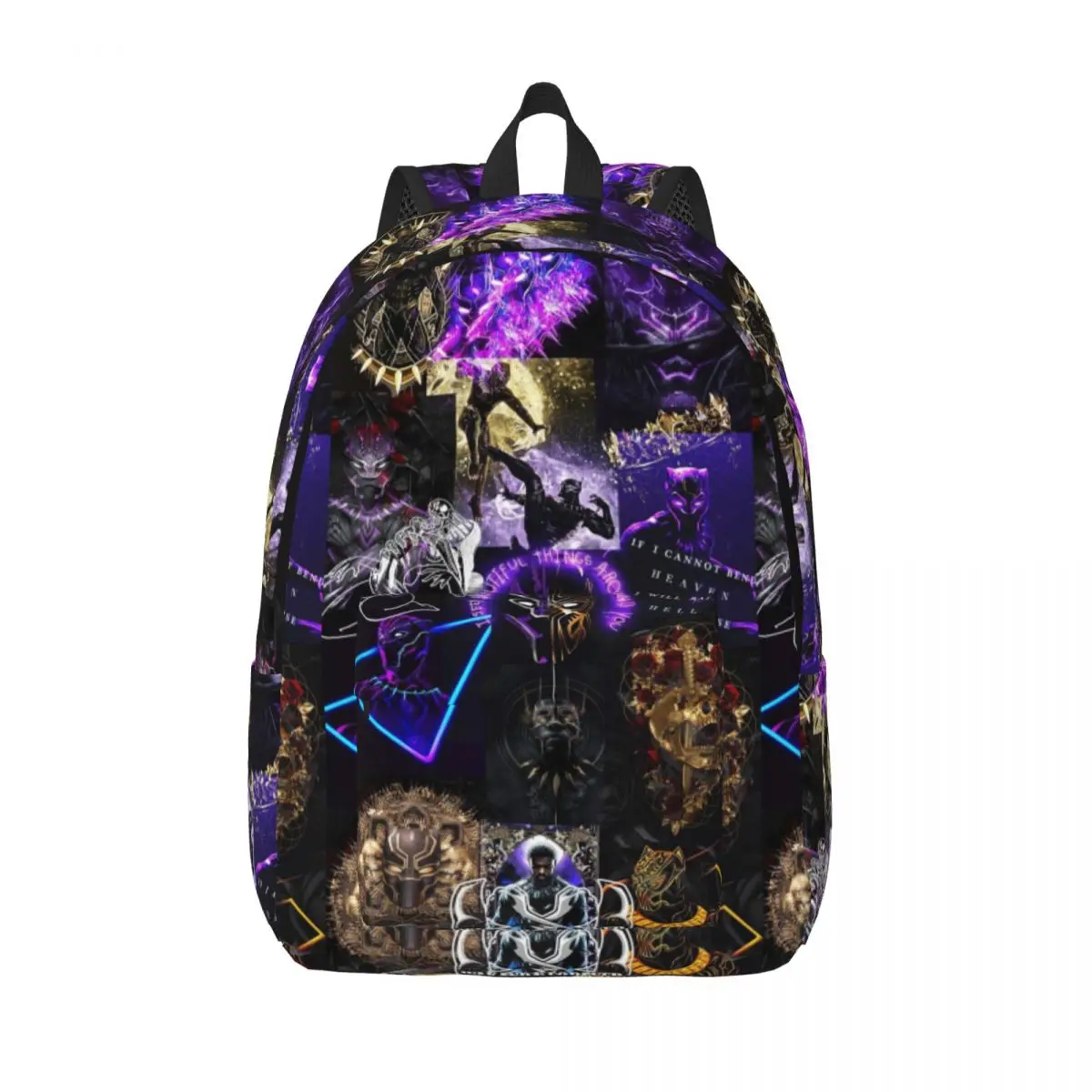 

Custom Black Panther Cartoon Laptop Backpack Men Women Fashion Bookbag for College School Students Bags