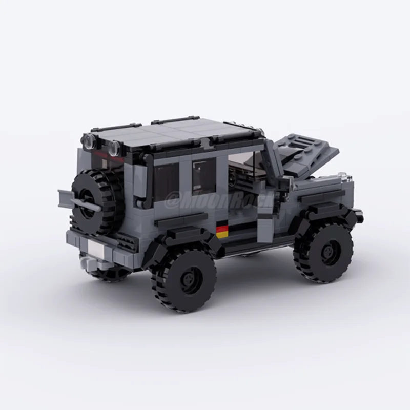 City MOC Armoring Car G300P G63 Brabus Sprinter 4x4 Building Blocks Toys Brick Ideal Military Off -road Vehicle Transport Troops