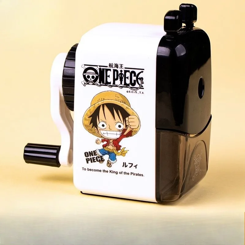 

New One Piece Genuine Kawaii Anime Luffy Chopper Hand Pencil Sharpener Cute Cartoon Student Automatic Pencil Turner Holiday Gift