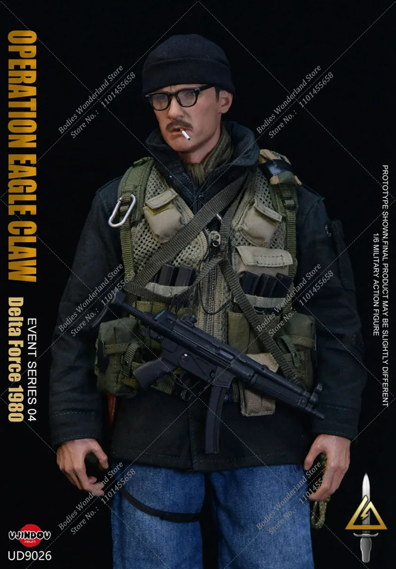 Ujindou ud9026 Sammlerstück im Maßstab 1:6 US-Armee Delta Force Operation Eagle Cl Aw 1980 Full Set 12 ''männliche Soldat Action figur