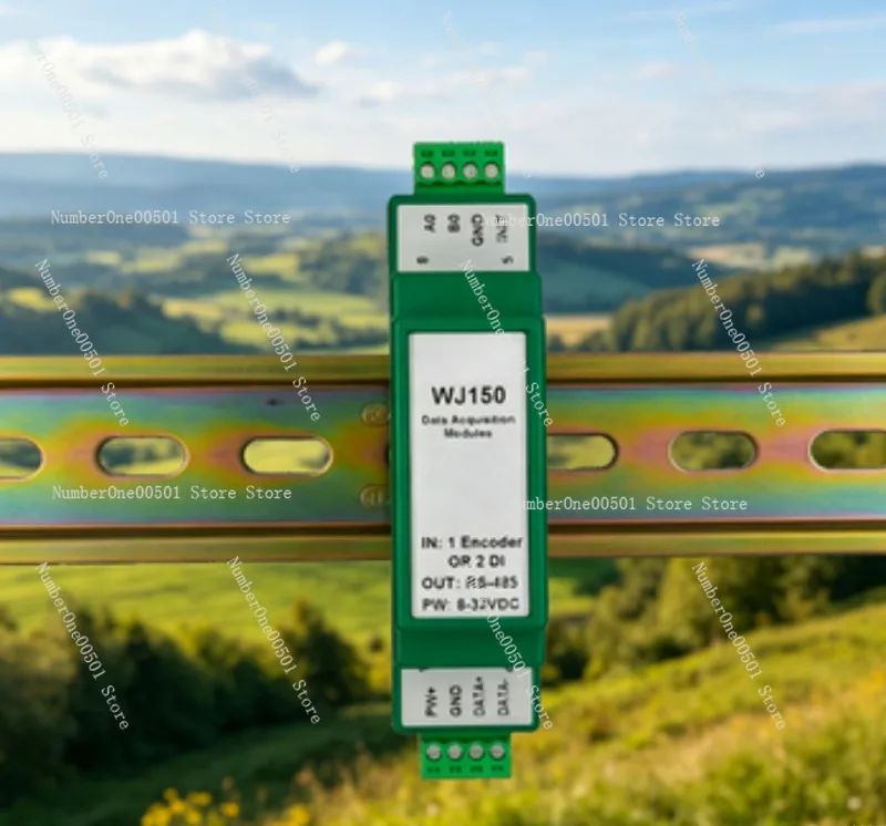 

WJ150 1 Channel Encoder Pulse Counter Meter 2 DI High Speed Counter RS485 Module