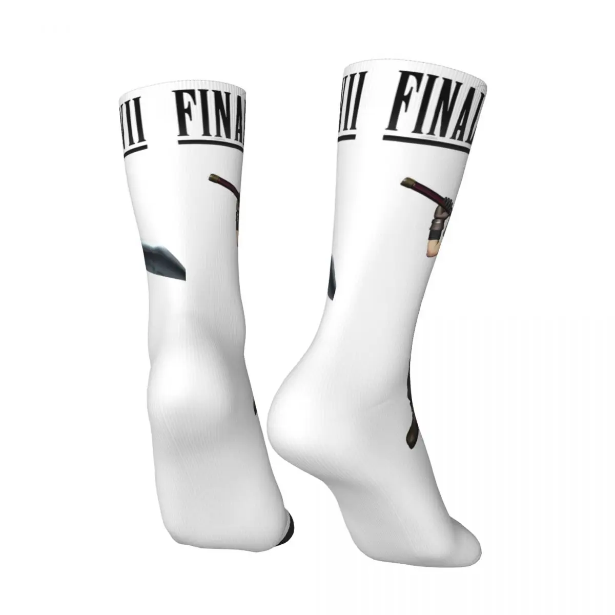 Calcetines de Final Fantasy VII para hombre, medias de alta calidad, elegantes, antibacterianos, para deportes al aire libre, regalo