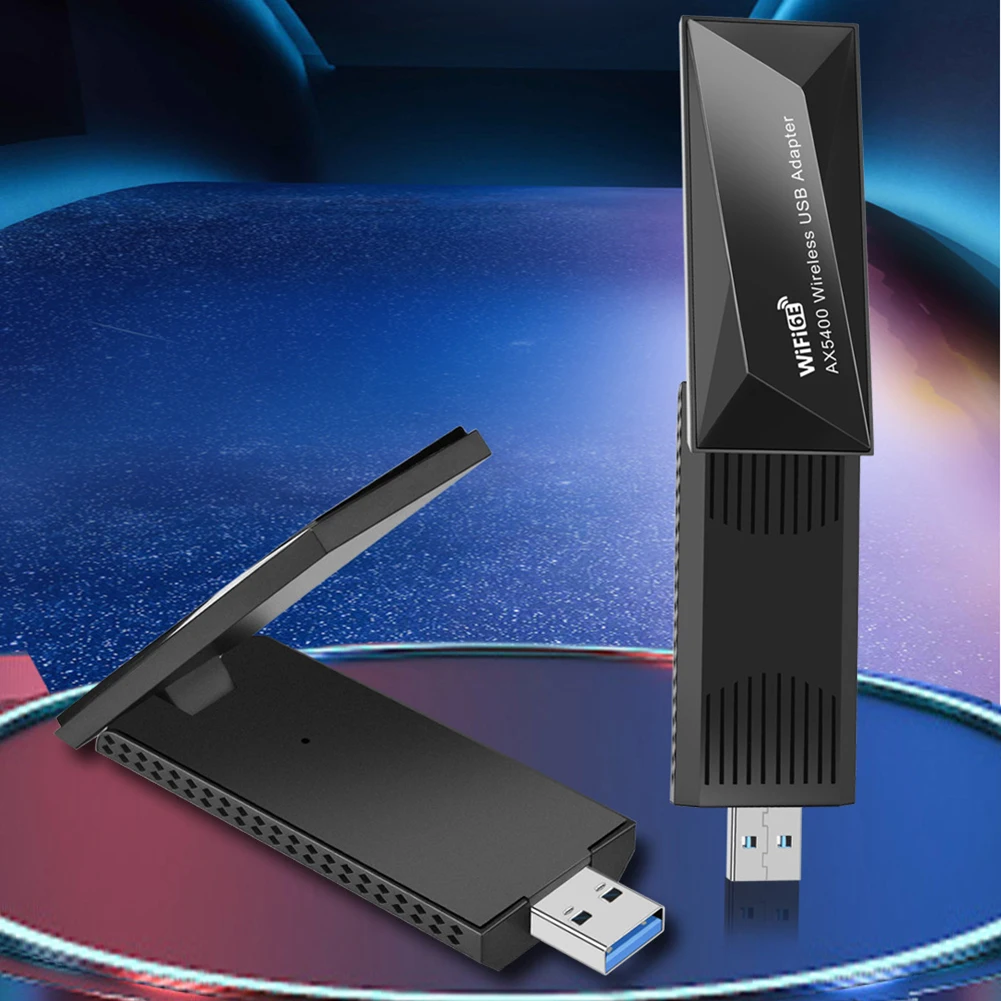 

WiFi 6E USB WiFi Dongle USB 3.0 Tri-Band 2.4G 5G 6G WiFi Dongle Adapter 5400Mbps Driver Free for PC/Laptop/Desktop