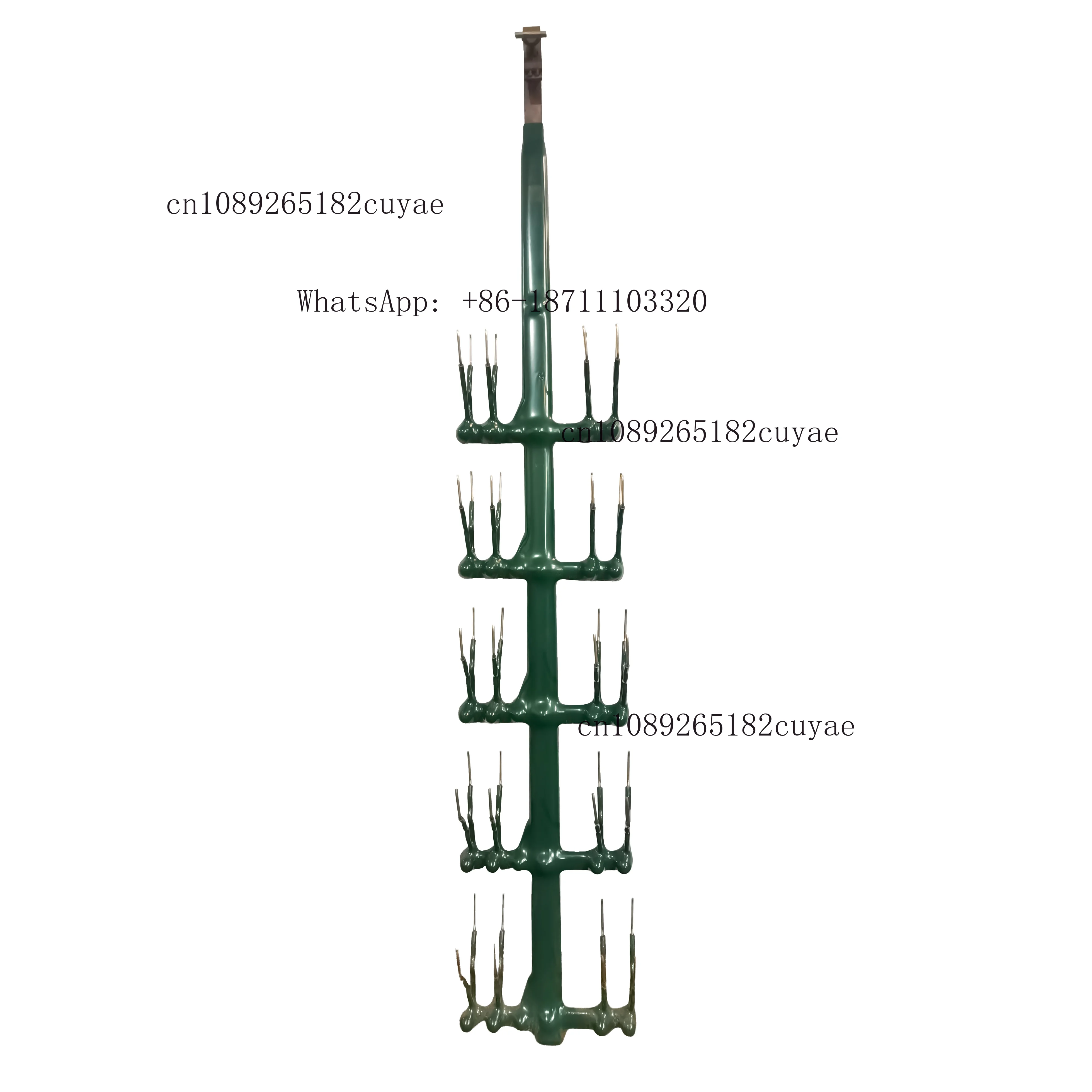 Zinc-Nickel Alloy Auxiliary Internal Anode Electroplating Pendant Fittings High Temperature Metal Electroplating Machinery