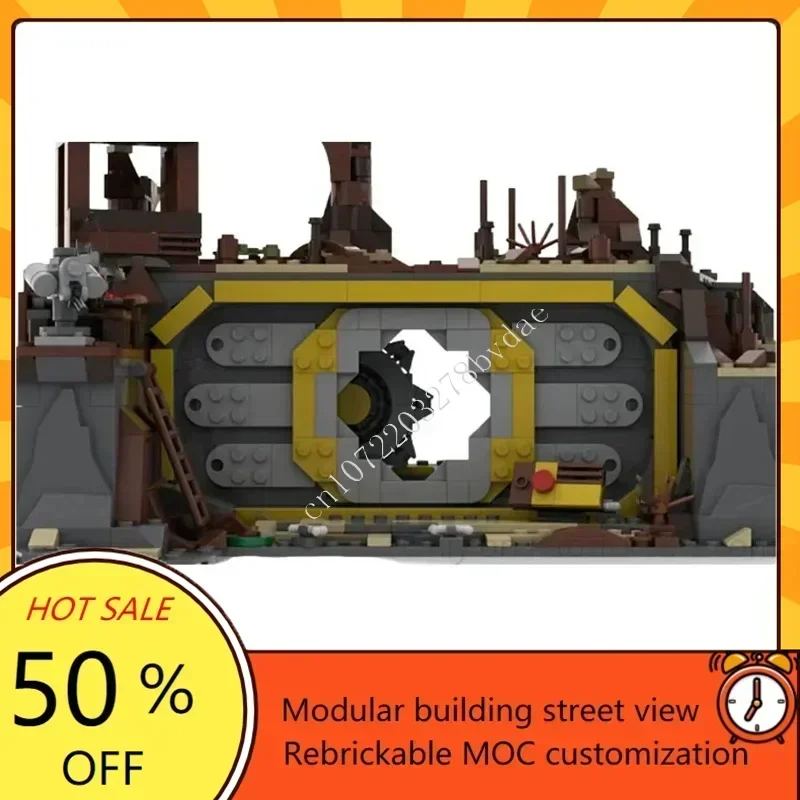 870PCS Fallout TV Vault Deur Modulaire MOC Creatieve street view Model Aangepaste puzzels Architectuur DIY Onderwijs Assemblage Speelgoed Cadeau